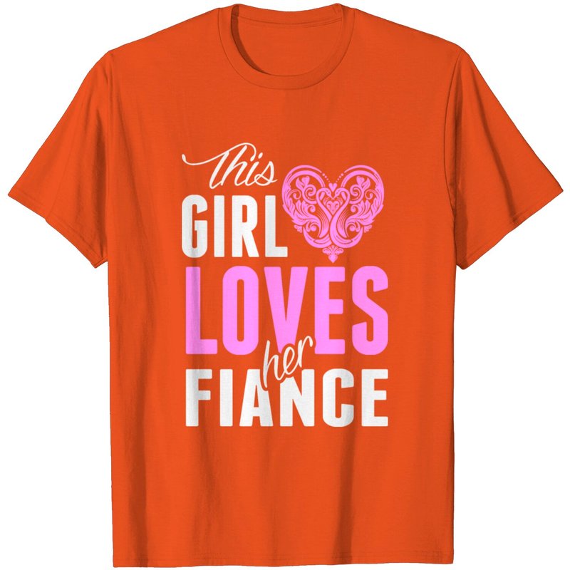 This Girl Loves Her Fiance T-Shirt for Men