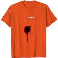 T-shirt Im Fine pour hommes - Noir