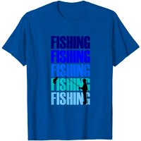 T-Shirt de Pêcheur pour Hommes - Noir