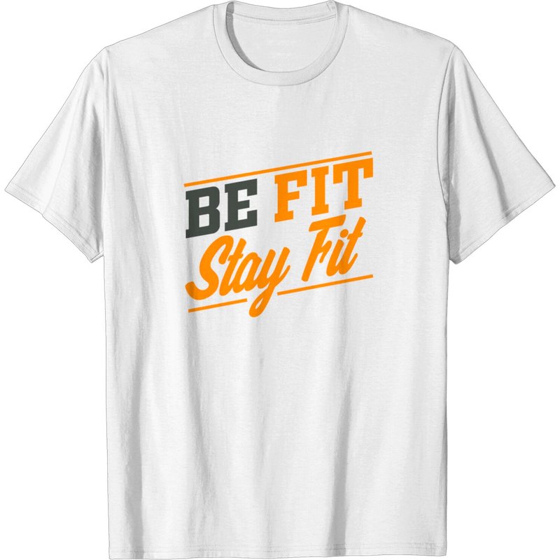 T-Shirt Be Fit Stay Fit pour hommes — T-shirts pour hommes