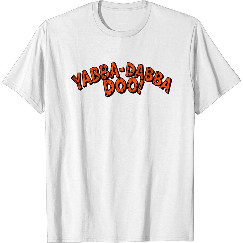 T-shirt Yabba Dabba Doo pour hommes en noir — T-shirts pour hommes