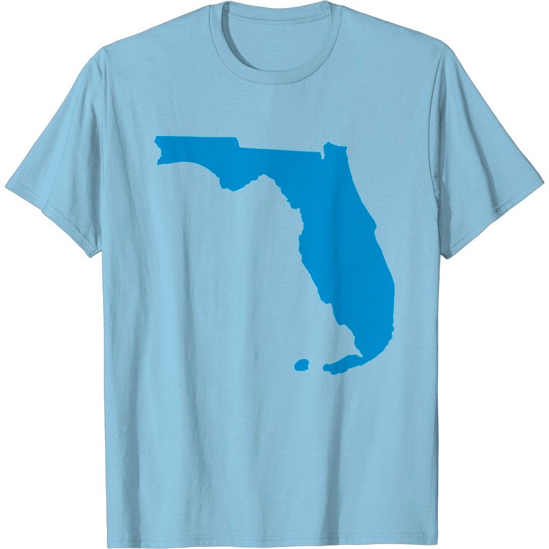 T-Shirt Florida pour Hommes - Noir