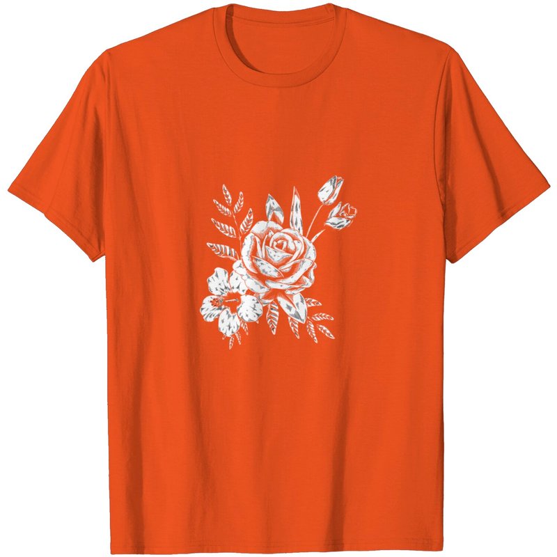 T-shirt Flower Lover pour hommes - Blooming Designs — T-shirts pour hommes