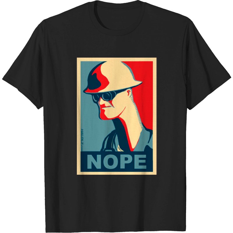 Team Fortress 2 Engineer Nope T Shirt for Men — Mens T Shirts