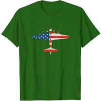T-shirt Vintage WW2 B-17 Flying Fortress Drapeau Américain — T-shirts pour hommes