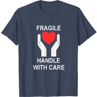 T-Shirt Fragile Handle With Care pour hommes - Noir — T-shirts pour hommes
