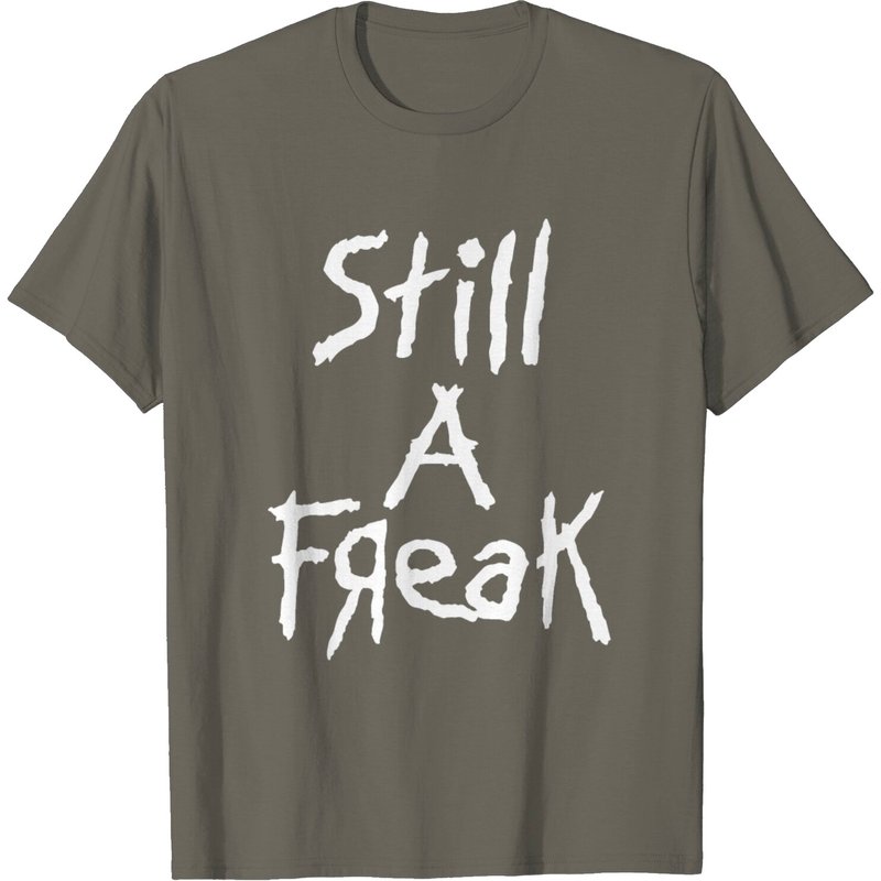 T-shirt Still A Freak pour hommes en noir