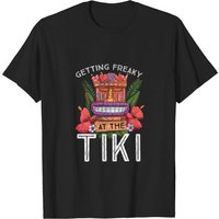 T-Shirt pour Hommes Getting Freaky At The Tiki Luau Party Hawaii — T-shirts pour hommes