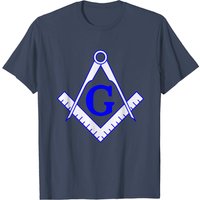 Masonic Symbol T-Shirt for Men in Black