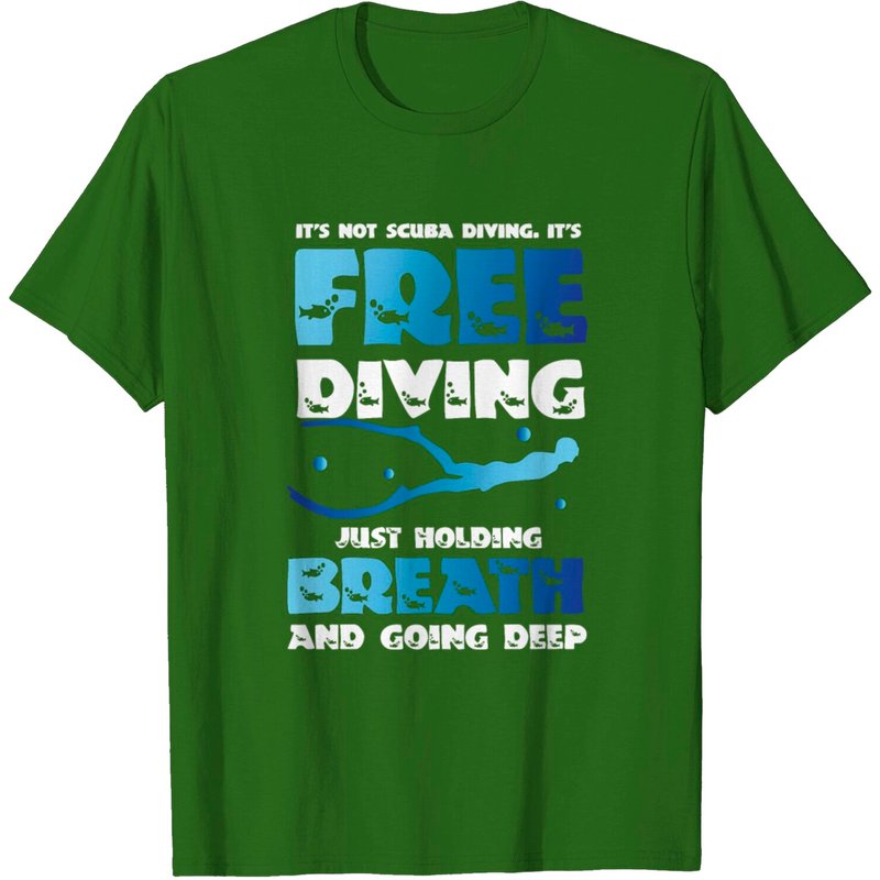T-shirt de plongée en apnée One Breath pour hommes - Noir — T-shirts pour hommes