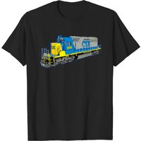 Freight Train CSX Engine T-Shirt for Men