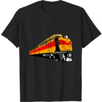 Vintage Freight Train T-Shirt for Men