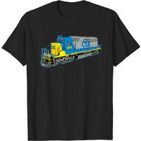 Freight Train Csx Engine T-Shirt for Men — Mens T Shirts