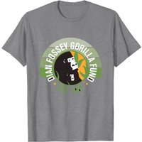 Dian Fossey Gorilla Fund Black and White T-Shirt for Men