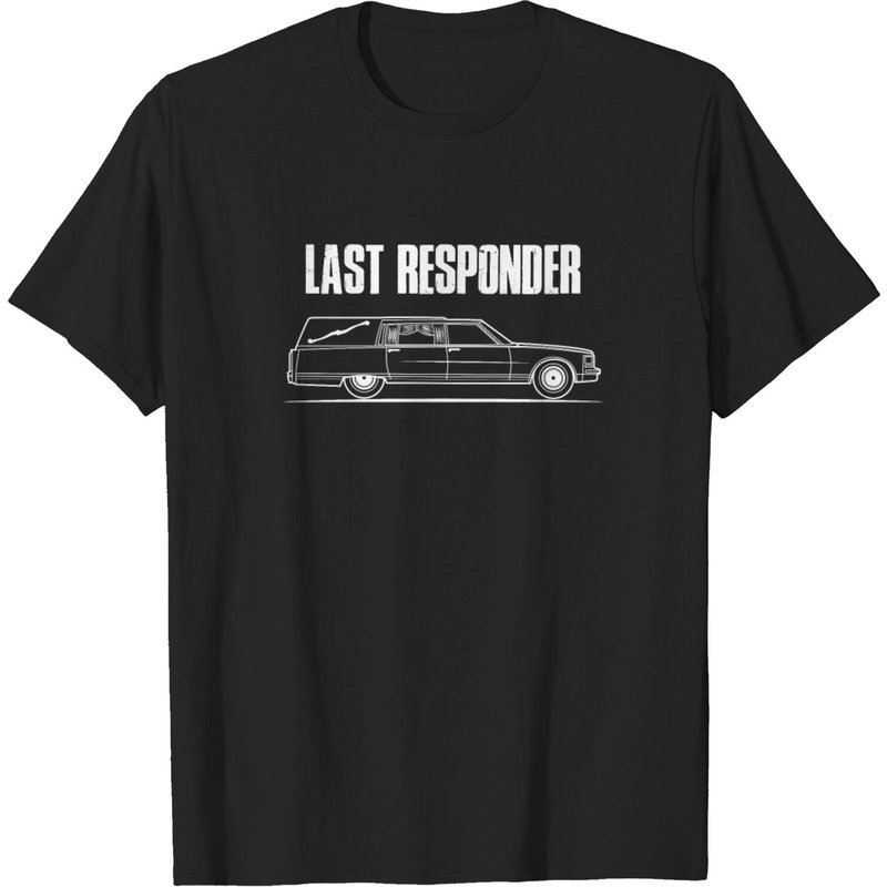 T-shirt pour hommes Undertaker Hearse Last Responder — T-shirts pour hommes