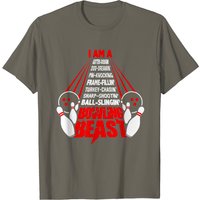 T-Shirt Bowling Beast pour hommes en noir — T-shirts pour hommes