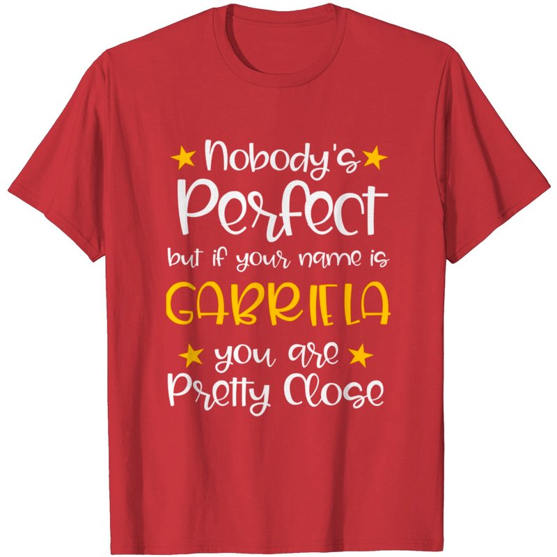 T-Shirt Nobody's Perfect Gabriela pour hommes - Noir — T-shirts pour hommes