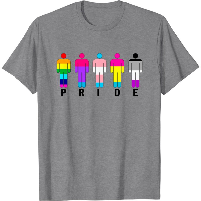 Pride T Shirt for Men in Black — Mens T Shirts