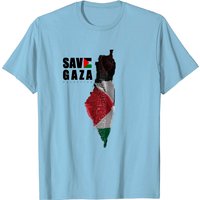 Gaza T Shirt for Men - 100% Cotton