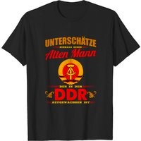 DDR Shirt Old Man Born In The GDR T-Shirt for Men