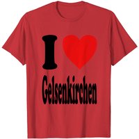 I Love Gelsenkirchen T-Shirt for Men in Various Colors — Mens T Shirts