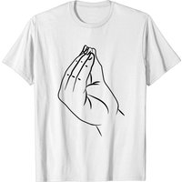 Hand Italian Gesture T-Shirt for Men in Black
