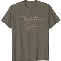 Whatever God Wants St. Gianna T Shirt for Men