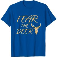 T-Shirt Fear The Deer pour hommes en noir — T-shirts pour hommes