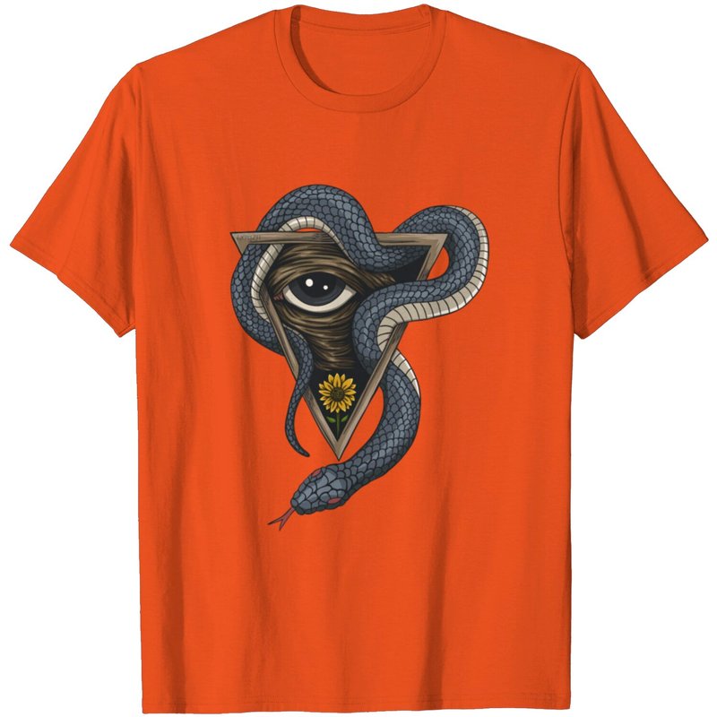 Illuminati Eye Snake T Shirt for Men — Mens T Shirts