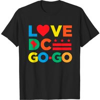 T-shirt Love DC GoGo pour hommes en noir