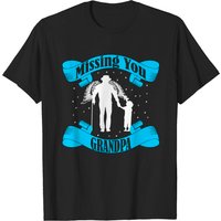 Grandkid Grandson Missing You Grandpa T-Shirt for Men — Mens T Shirts