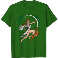 Artemis Goddess T Shirt for Men in Black — Mens T Shirts