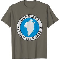 T-Shirt pour hommes Greenland Design en noir
