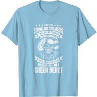 Green Beret T-shirt Où Je Vais, Je Suis Un G pour Hommes — T-shirts pour hommes