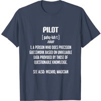 T-shirt Pilot Noun pour hommes - Noir