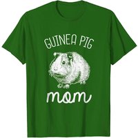 T-Shirt Rosette Cochon d'Inde pour Hommes en Noir — T-shirts pour hommes