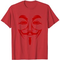Guy Fawkes T Shirt for Men in Black