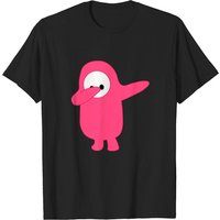 Funny Character Dancing Dub Fall Guys Game T-Shirt for Men