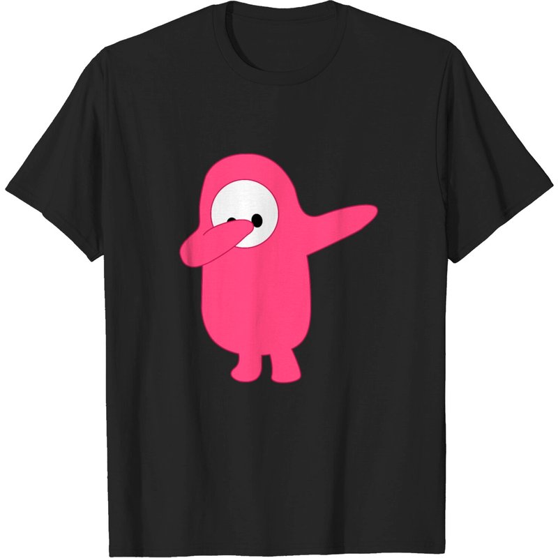T-shirt pour hommes avec personnage drôle dansant Dub Fall Guys — T-shirts pour hommes