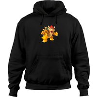 Hoodies Mario Super Mario Bowser Affiche 3D Unisexe Noir — Sweats à capuche pour hommes