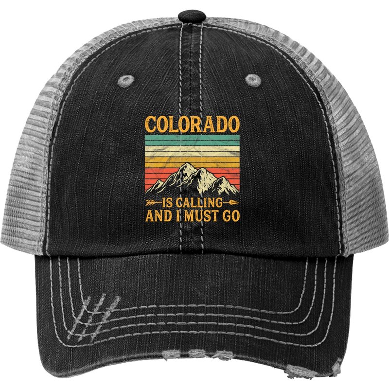 Colorado Appelle Et Je Dois Y Aller Casquette Trucker — Casquette de baseball