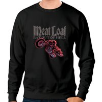 Sweatshirts Unisex Meat Loaf Bat Out Of Hell Bike
