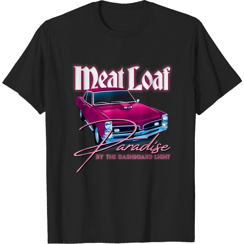 T-Shirt pour Hommes Meat Loaf Bat Out Of Hell Bike — T-shirts pour hommes