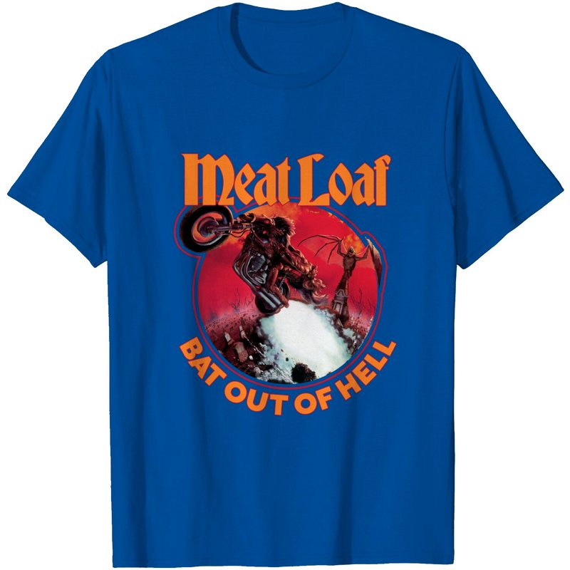 T-shirt pour hommes Meat Loaf Bat Out Of Hell — T-shirts pour hommes