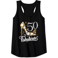 50th Birthday Tank Top for Men in Black