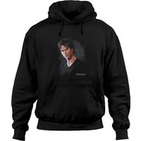 Hoodies Vampire Diaries Sometimes pour unisexe en noir