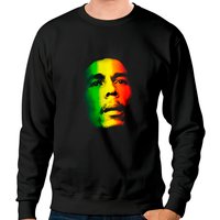 Sweatshirts Unisex Bob Marley Color Face — Sweats à capuche pour hommes