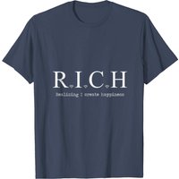 T-Shirt Rich pour hommes en noir