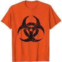 T-shirt Biohazard Texture Grunge pour hommes