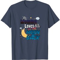 Mon Maman M'aime Jusqu'à La Lune Et Retour T-Shirt Pour Hommes — T-shirts pour hommes